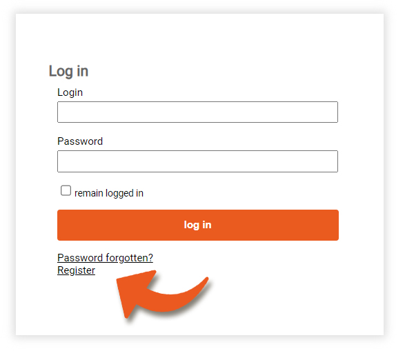 OEM Antrag Registrierung