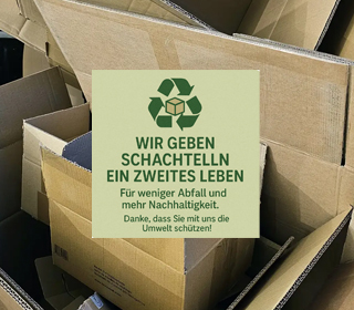 Wiederverwendete Verpackungen